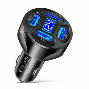 4 USB Quick Car Charger