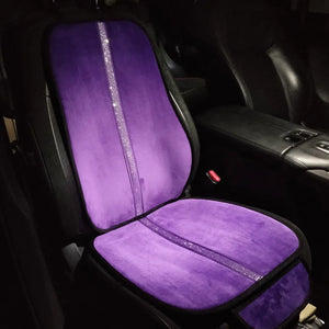 Velvet Front-Seat Car Cushion